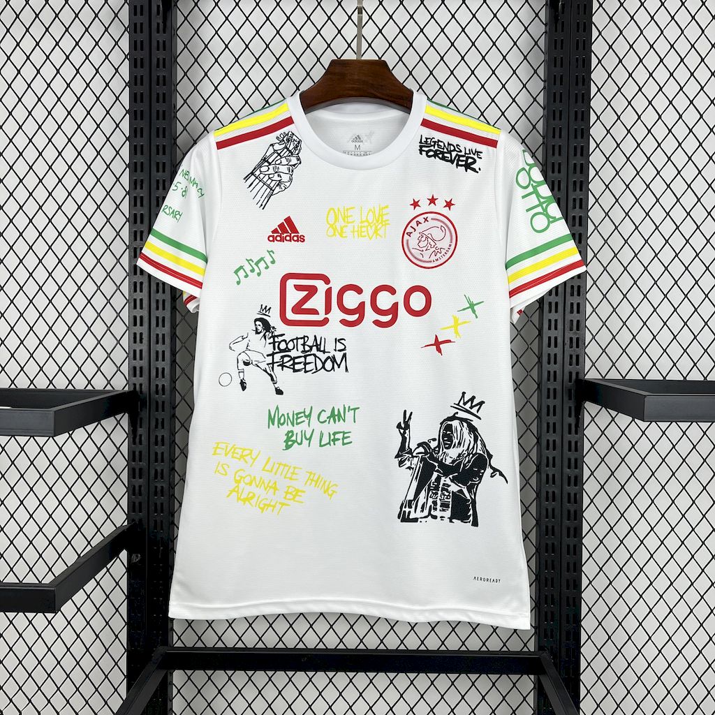 Camisa Ajax Bob Marley 25/26 Adidas - Torcedor