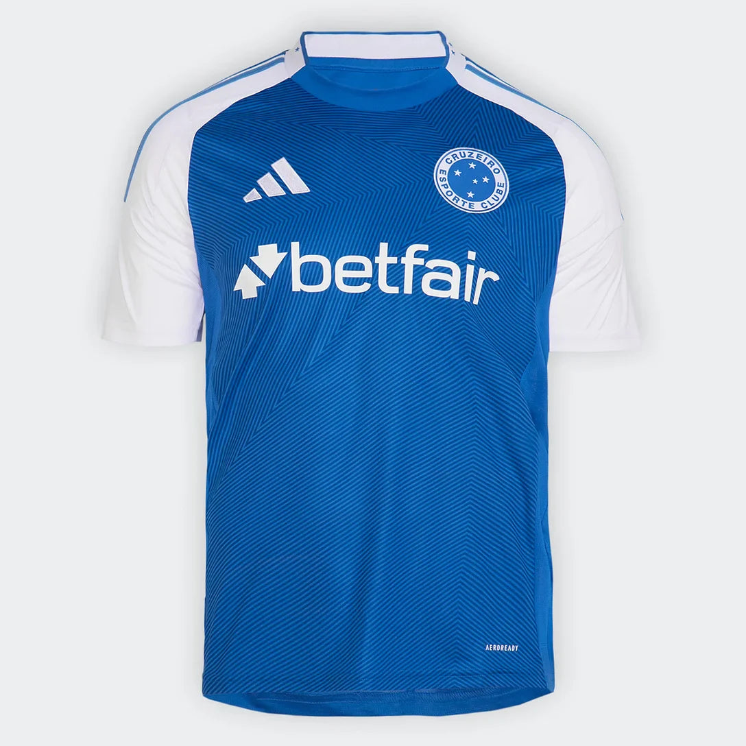 Camisa Cruzeiro Home 25/26 Kaio Jorge nº 19 Adidas - Torcedor