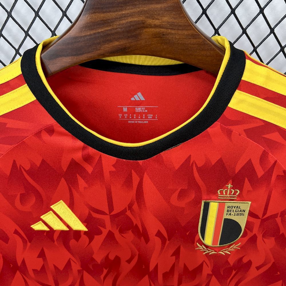 Camisa Bélgica Home 26/27 - Adidas Torcedor - Copa Do Mundo