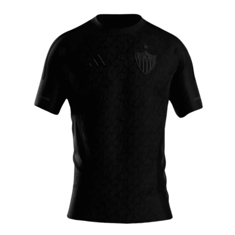 Camisa Atlético Mineiro All Black 25/26 - Adidas Torcedor Masculina Lançamento