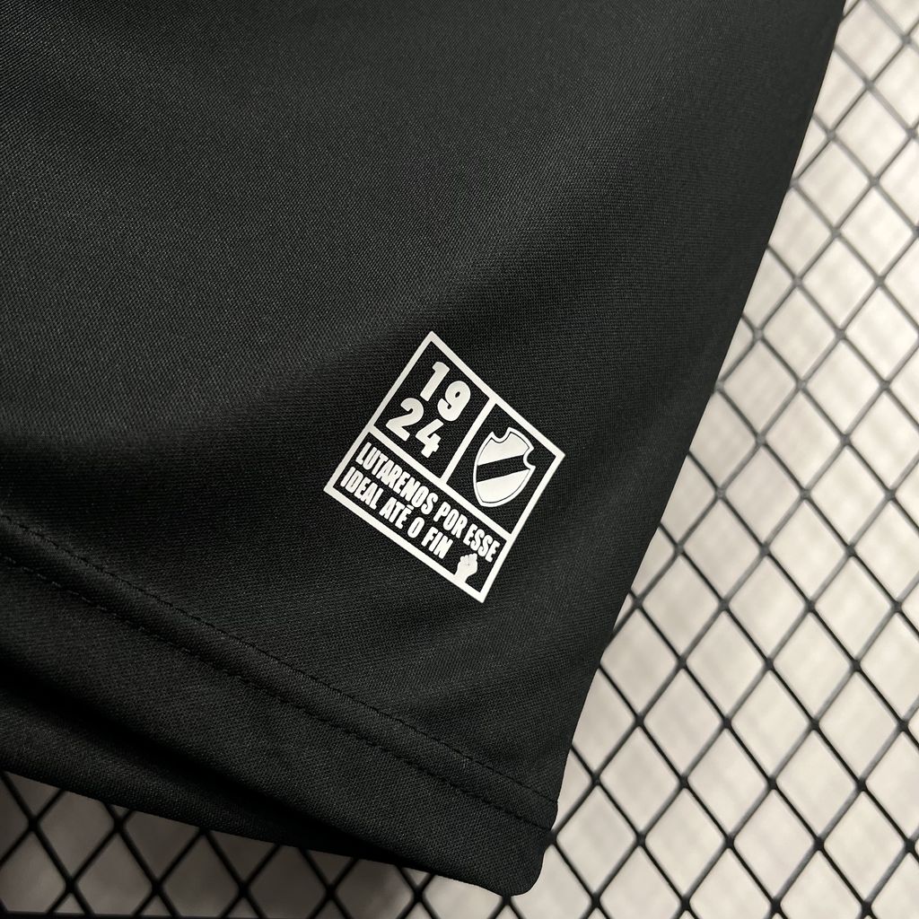 Camisa Vasco Pré-Jogo Preta 24/25 - Kappa Torcedor Masculina
