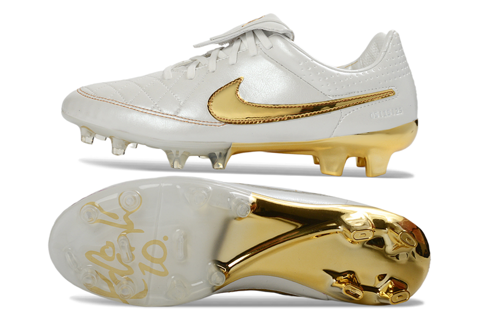 Chuteira Nike Tiempo Maestro R10 FG Trava De Silicone